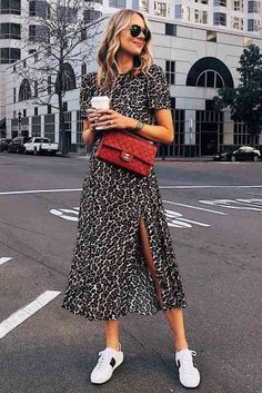 Fantastic Spring Dresses To Wear Right Now ★ Gucci Fashion Show, Madame Chic, Summertime Madness, Spring Midi Dress, Da Hood, Boho Sundress, Tropical Weather, Red Chanel, Red Purse