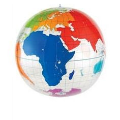 a multicolored globe on a white background