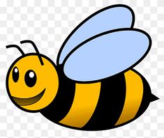 a cartoon bee with a happy face on it's back, transparent background png