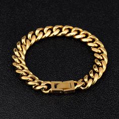 Golden Time, Urban Jewelry, Cuban Bracelet, Cuban Link Bracelet, Cuban Link Necklace, Miami Cuban Link, Miami Cuban, Hip Hop Jewelry, Cuban Link Chain