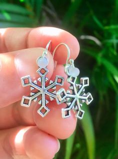 Silver Snowflake Earrings Christmas Tree Earrings BOGO Gift for Women Winter Holiday Xmas Jewelry for 2 Girls SALE Buy 1 Get 1 FREE Gift Box Xmas Jewelry, Xmas Gifts For Mom, Custom Gift Cards, Christmas Tree Charm, Silver Christmas Tree, Tree Earrings, Christmas Tree Earrings, Snowflake Earrings, Silver Snowflakes