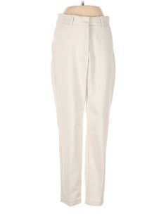 H&M Dress Pants Size: 4 Ivory Bottoms - used. 52% COTTON, 45% POLYESTER, 3% ELASTANE, Regular, Mid/Reg Rise | H&M Dress Pants - Mid/Reg Rise: Ivory Bottoms - Size 4 Ivory Dress, Ivory Dresses, Hm Dress, Dress Pants, Womens Bottoms, H&m, Women Handbags, Size 4, For Women