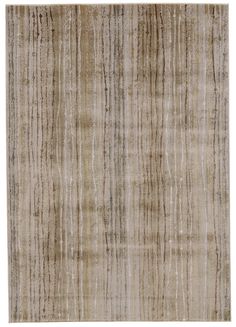 a beige rug with vertical stripes on it