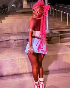 My Little Pony Bratz Pink Hair, Gang Hairstyles, Pink Braided Hairstyles, How To Pose, Black Girls Hairstyles, Pink Hair