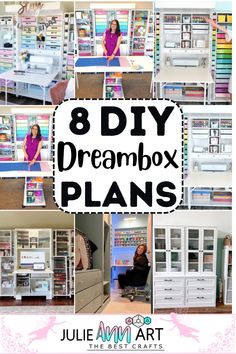 the 8 diy dreambox plans are great for organizing your crafting projects and crafts