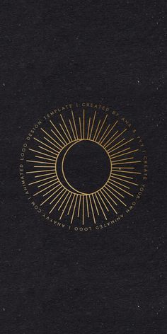 a black book with gold lettering and a sunburst in the middle on it