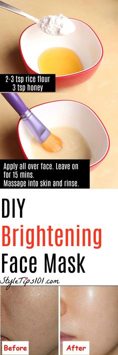 DIY Face Brightening Mask Face Brightening Mask, Make Up Diy, Brightening Face Mask, Face Brightening, Brightening Mask, Facial Treatments, Skin Facial, Sensitive Skin Care, Homemade Face Masks