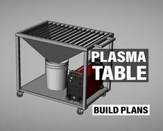 the plasma table is designed to look like an industrial machine