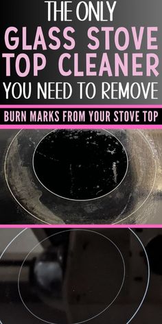 the only glass stove top cleaner you need to remove burn marks from your stove top