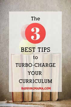 three books stacked on top of each other with the title 3 best tips to turbo charge your