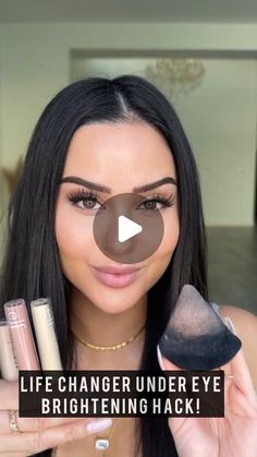 Concealer Hacks Under Eyes, How To Use Setting Powder, How To Use Corrector Makeup, Peach Corrector Under Eyes, Under Eye Makeup Tips Concealer, Bright Concealer Under Eyes, No Crease Concealer Under Eyes, Pink Setting Powder