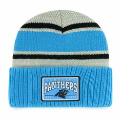 Cheer on the Favorite Team in style with this officially licensed National Football League Hat. Whether you are on campus, attending a game, at school, out for the night or tailgating this cap makes your allegiance unmistakable with team colors and logo. This fully adjustable hat celebrates your favorite team! Casual Winter Beanie For Fan Gear, Casual Team-colored Hats For College, Nfl Carolina Panthers, Scarf Hat, The Favorite, Carolina Panthers, National Football League, Football League, At School