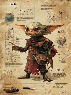 a poster with an image of a baby yoda on it's back and instructions for