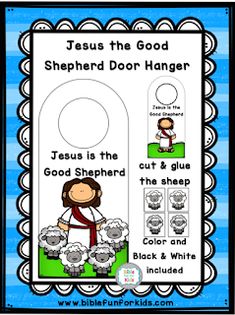 jesus the good shepherd door hanger