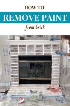 How to remove paint from brick