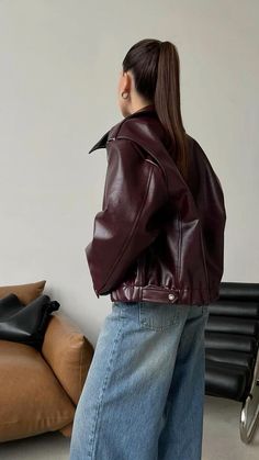 Fall Travel Outfit, Night Beauty, Leather Jacket Outfits, 가을 패션, Autumn Outfit, Mode Inspiration, Lookbook Outfits, Winter Fashion Outfits