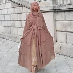 Classy Vintage Outfits, Chiffon Hijab, Tutorial Hijab, Modest Fashion Hijab, Gaun Fashion, Hijab Aesthetic