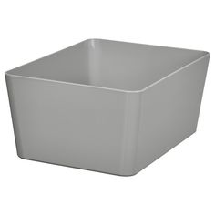 a white square container on a white background