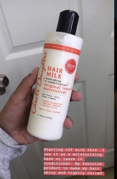 Hair Milk, Dunkin Donuts Coffee Cup, Leave In Conditioner, Black Girls Hairstyles, Natural Hair Care, Body Skin, Body Skin Care, Hair Hacks, Hair Growth