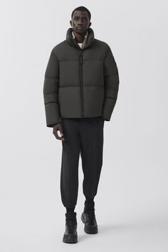 Providing fundamental protection for everyday adventures, the Lawrence Puffer Jacket is crafted from Recycled EnduraLuxe, a water-repellant fabric with a durable soft-to-the-touch finish. It features a quilted body, a structured down-filled collar and a reflective double-stripe grab strap. Shoe Story, Snow Goose, Long Parka, Everyday Adventures, Black Label, Lightweight Jacket, Volcano, Puffer Jacket, T Shirt Top