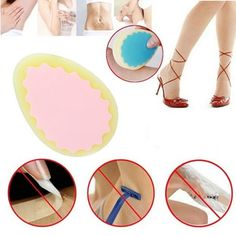 1pcs Magic Painless Hair Removal Depilation Sponge Pad Remove Hair Remover Features: 1PC hair remover sponge How to use : 1.before use, must be make you skin wet, 2.plase use the pink circle rotation in friction, do not press the skin, hair it will greanually fall off . 1.A very cute little thing, , not to hurt the skin Oh! The principle is that the first ground, go hair, put an end to direct shaving leaving the new long-haired long thicken hard! 2.The design is very user-friendly, with two face Permanent Hair Removal Cream, Hair Removal Women, Underarm Hair Removal, Painless Hair Removal, Remove Hair, Waxing Kit, Hair Removal Permanent, Cheap Hair Products, Body Hair Removal