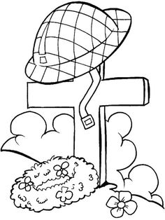 a cross with sheep and flowers in the grass coloring pages for kids to print out