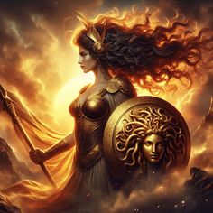 Athena Goddess Art, Athena Concept Art, Athena Goddess Fanart, Greek Goddess, Bing Images, Girl Power, Face And Body