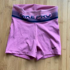 Xs, Fits More Like Xxs/Xs. Never Worn, Only Tried On. Pink Nike Fitted Shorts, Nike Fitted Pink Shorts, Nike Pink Fitted Shorts, Fitted Pink Nike Shorts, Shorts Nike Pro, Volleyball Outfits, Shorts Nike, Aesthetic Clothing, Nike Pink