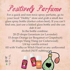 Essential Oil Perfume Spray, Make Perfume, Homemade Pastry, Roller Blends