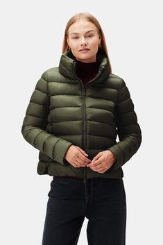 Save the Duck Elsie Puffer Jacket - Pine Green– Amour Vert Duck Green, Duck Jacket, Green Puffer, Save The Duck, Pine Green, The Duck, Chilly Weather, Puffer Jacket, Puffer