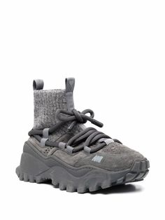 Sporty High-top Suede Chunky Sneakers, Suede Sneakers For Streetwear In Winter, Winter Suede Sneakers For Streetwear, Mid-top Winter Sneakers With Vibram Sole, Winter Mid-top Sneakers With Vibram Sole, Winter Streetwear Sneakers With Vibram Sole, Gray Suede Sneakers For Outdoor, Gray High-top Chunky Sneakers, Modern Winter Sneakers With Rubber Sole