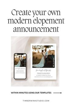 Design Modern Polaroid Elopement Invitations with Minimal Effort