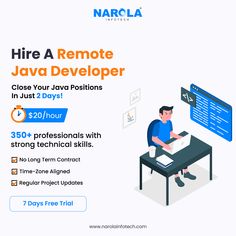 Hire java developer Java Developer, Time Zones, Free Trial, Java