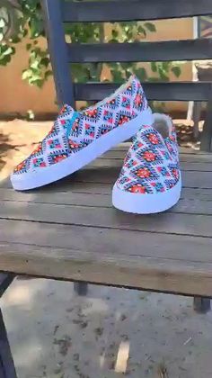 Comfort AND style! These aztec slip on sneakers shoes can't wait to complete your outfit! True to size. If half size we recommend sizing up Memory foam interior lining Hype Shoes, Orange And Turquoise, Sneaker Shoes, On Sneakers, Southern Style, Sneakers Shoes, Slip On Sneakers, Slip On Sneaker, Memory Foam