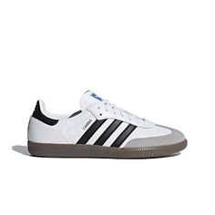 Premium Adidas Samba OG Shoes Men's (White) B75806, Men Shoes White And Black Sambas, White Adidas Suede Skate Shoes, White Suede Adidas Skate Shoes, Urban Adidas White Skate Shoes, Adidas Samba All White, Adidas Samba Og, Black Sneakers, Adidas Samba, Athletic Shoes