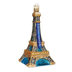 Eiffel Tower Ornament for Christmas Tree Entrance Arch, Gustave Eiffel, Travel Ornament, Radko Ornaments, Old World Christmas Ornaments, The French Revolution, Global Icon, Christmas Tree Stand, Church Building