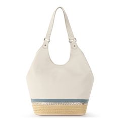 Sakroots Roma Shopper - |Leather - Coastal Block Espadrille| Canvas Totes, Big Bag, The Sak, Purse Accessories, Big Bags, Shopper Tote, Mini Tote, Gift Sets, Everyday Bag