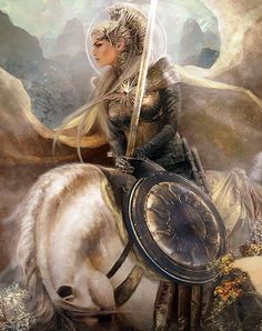 Новости Valkyrie Norse, Charcoal Drawings, Fantasy Warrior, Arte Fantasy, 판타지 아트, Norse Mythology, White Horse, Gods And Goddesses, Manga Illustration