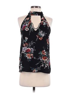 Assorted Brands Sleeveless Blouse Size: X-Small Tops - used. 100% POLYESTER | Sleeveless Blouse: Black Tops - Size X-Small Black Sleeveless Blouse, Blouse Black, Black Sleeveless, Small Tops, Sleeveless Blouse, Sleeveless Top, Women Handbags, Womens Tops, Handbags