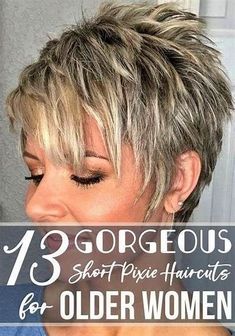 [Sponsored] 47 Most Saved Short Sassy Hair Older Women Hairstyles Recommendations To Save Today #shortsassyhairolderwomenhairstyles Pixie Haircut Fine Hair, Short Spiky Haircuts, Short Spiked Hair, Haircuts For Older Women, Short Sassy Haircuts, Sassy Haircuts, Short Spiky Hairstyles, Short Silver Hair, Gorgeous Hairstyles