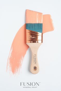 Fusion™ Mineral Paint﻿ | Coral - Prairie Revival Paint Branding, Peach Paint Colors, Logo Gif, Peach Paint, Neutral Bedroom Decor, Fusion Paint, Painted Door, Graphisches Design, Pintura Exterior