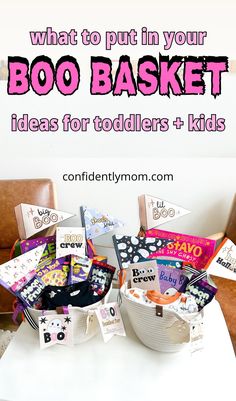 what to put in your boo basket ideas for toddlers and kids