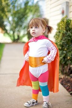 hello world. let's do this. Kid Dress, Superhero Cape, Baby Kostüm, Homemade Halloween Costumes, Homemade Halloween, Girl Superhero, Fantasias Halloween, Cute Halloween Costumes, Custom Initials