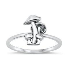 Beautiful Mushrooms Ring .925 Toadstool Sterling Silver Band Jewelry Female Male Unisex Size 9 All our silver jewelry is crafted from .925 silver also commonly referred to as sterling silver. Sterling silver is the standard for beautiful high-quality silver jewelry and cannot be replicated by lower priced silver plated jewelry. It is 92.5% pure silver, mixed with alloys to add strength and durability to stand the test of time. Keep your fine jewelry shiny and elegant by storing it properly. Jewe Beautiful Mushrooms, Mushroom Ring, Mushroom Jewelry, Sterling Silver Toe Rings, Tarnish Remover, Silver Toe Rings, Sterling Silver Rings Bands, Female Male, Band Jewelry