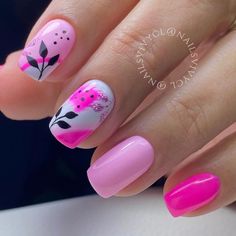 Feather Nails, Color For Nails, Lavender Nails, Nail Art For Beginners, Pink Nail Art, Classy Acrylic Nails, Pink Nail Designs, Pink Nail