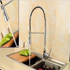 a kitchen sink that has some vegetables in it