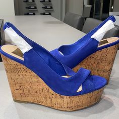 Dolce Vita Suede Blue Platform Sandals Brand New Blue Suede Casual Heels, Blue Suede Platform Heels, Dolce Vita Shoes, Sandals Brands, Platform Shoes, Platform Sandals, Brand New, Sandals, Women Shoes