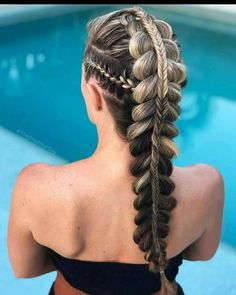 Stacked Braids, Fast Braids, Bridal Braids, Fishtail Braid, Beautiful Braids, Hair Stylies