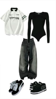 Mode Emo, Trendy Outfits For Teens, Clothes And Shoes, 여자 패션