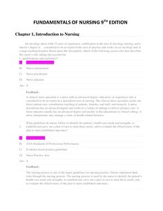 the nursing manual is shown in pink